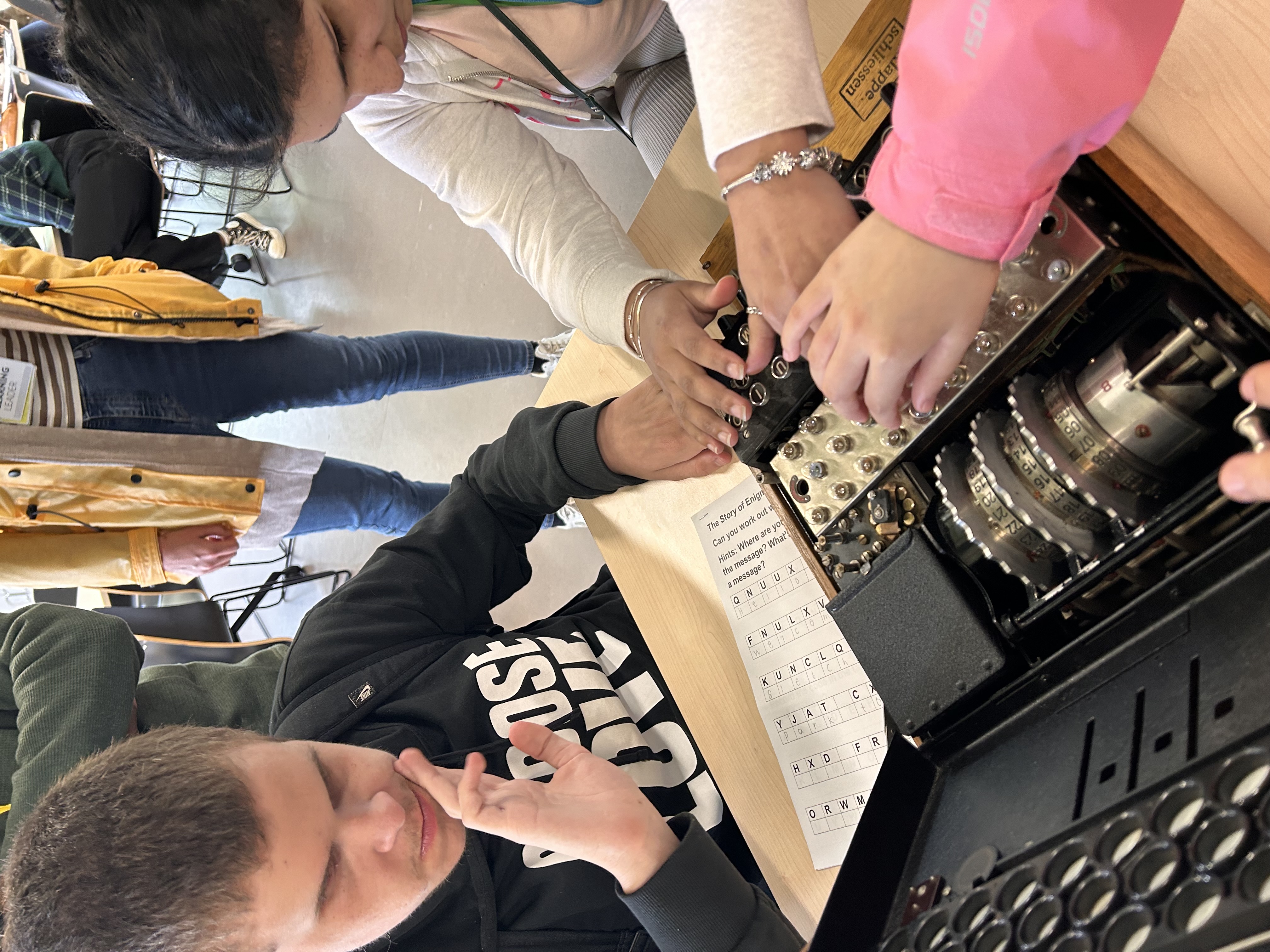 Students become Codebreakers for the day at Bletchley Park