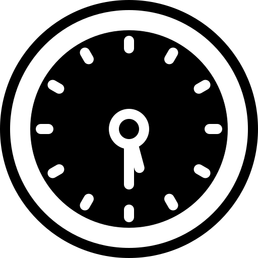 A graphic of a clock
